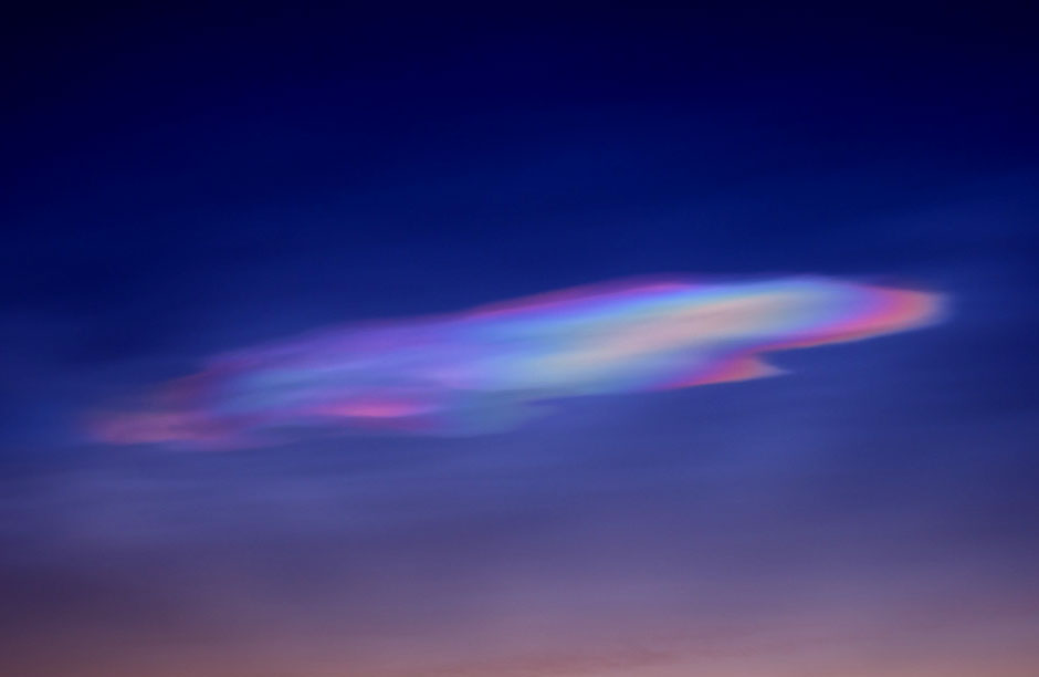 “Pearl Clouds” (Nacreous clouds) form at 50,000 - 80,000 ft where they induce chemical reactions responsible for freeing active chlorine from Chlorofluorocarbon (CFC) bonds, which were engineered to be indestructible. In turn the active chlorine is responsible for the depletion of ozone protecting our atmosphere from ultraviolet rays.