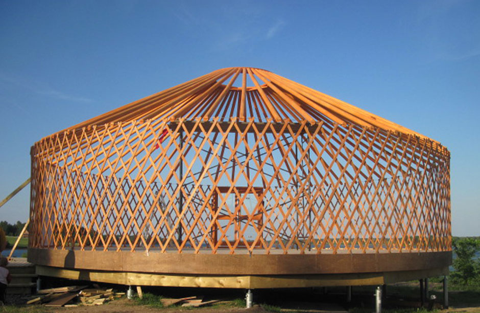 "The Yurt Skeleton".  Just add fabric and live!