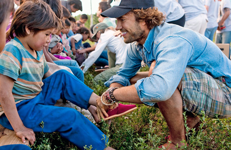 In 2010 TOMS gave away their millionth pair of shoes through their One for One program.