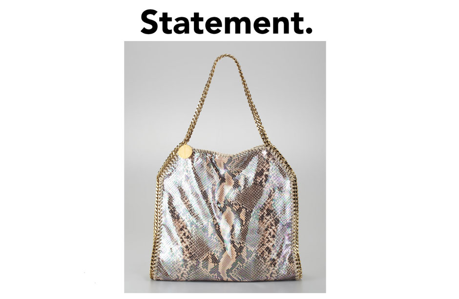 The Falabella bag designed by Stella McCartney is highly coveted in the fashion world. There are several versions of the bag in different colors and “skins”, but they are all vegan and made of sustainable synthetic materials. The bag, which was named after the “Falabella”, a miniature bred horse from Argentina, is the first vegan “It bag”.   