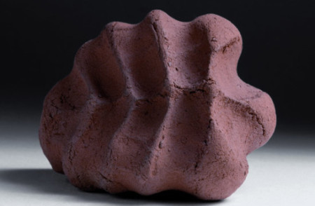 Kiln fired heart from the series "My Hands Are My Heart by Gabriel Orozco