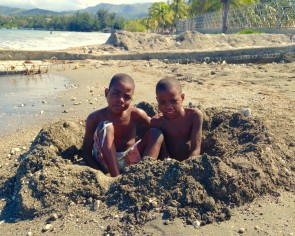 "Today we're going to the beach" with Harold and Hilik in Northern Haiti