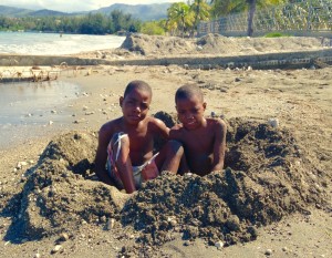 "Today we're going to the beach" with Harold and Hilik in Northern Haiti